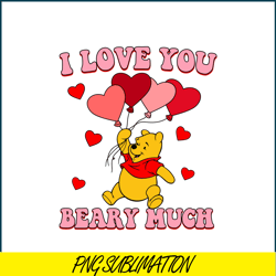 i love you beary much png