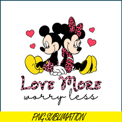 love more worry less png