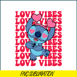 stitch love vibes png