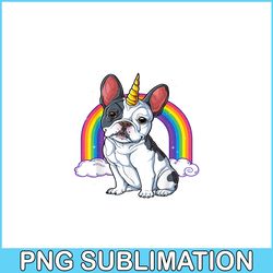 frenchicorn bulldog png, frenchie dog lover png, french dog artwork png