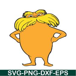 lorax character svg, dr seuss svg, cat in the hat svg ds2051223100