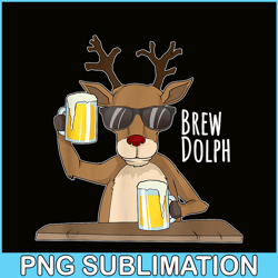 brew dolph png funny rudolph png christmas holiday png