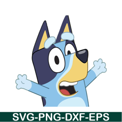 happy bandit heeler svg pdf png bandit bluey svg bluey character svg