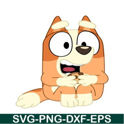 surprised bingo svg png pdf bluey family svg bluey character svg