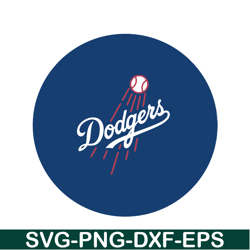 los angeles dodgers blue circle svg, major league baseball svg, mlb lovers svg mlb011223112