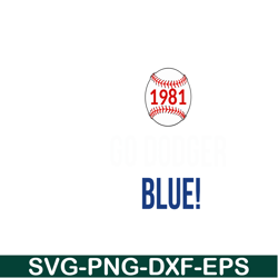 go dodger 1981 svg, major league baseball svg, mlb lovers svg mlb011223130