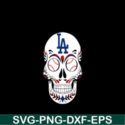 los angeles the skull svg, major league baseball svg, mlb lovers svg mlb011223133