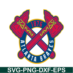 atlanta braves 1876 logo svg png dxf eps ai, major league baseball svg, mlb lovers svg mlb30112318