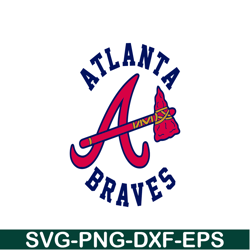 atlanta braves pink letter a svg png dxf eps ai, major league baseball svg, mlb lovers svg mlb30112322