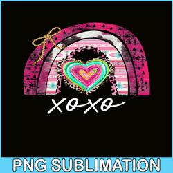 rainbow xoxo png, sweet valentine png, valentine holidays png