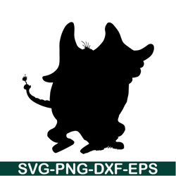 the elephant black shadow svg, dr seuss svg, cat in the hat svg ds105122333