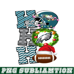 hohoho eagles png, christmas nfl team png, national football league png