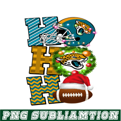 hohoho jaguars png, christmas football png, national football league png