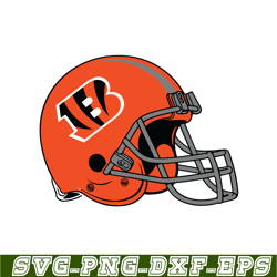 bengals nfl helmet svg png eps, national football league svg, nfl lover svg