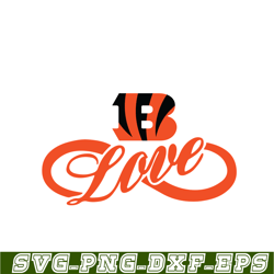 love bengals nfl svg png eps, national football league svg, nfl lover svg