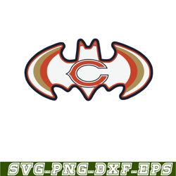 chicago bears letter svg png eps, national football league svg, nfl lover svg