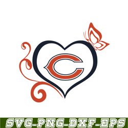 love for chicago bears svg png eps, national football league svg, nfl lover svg