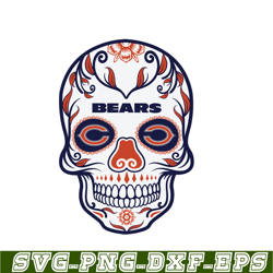 bears skull svg png eps, nfl team svg, national football league svg