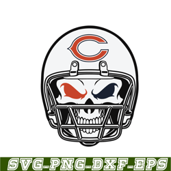 chicago bears helmet svg png eps, nfl team svg, national football league svg