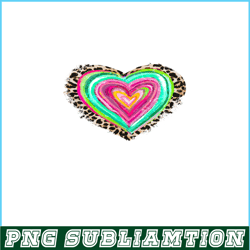 leopard colorful hearts png, sweet valentine png, valentine holidays png