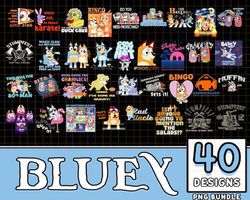 blue dog moive mega png bundle, png files, png for shirts, birthday png, birthday, png designs, digital download, png bu
