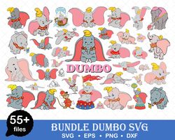 dumbo svg bundle, dumbo birthday svg, digital file, instant download, svg files for cricut