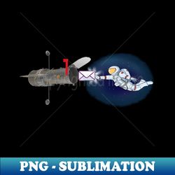 cosmic mail carrier astronaut - high-quality png sublimation download - vibrant and eye-catching typography