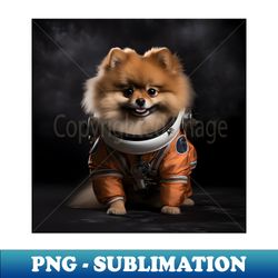 astro dog - pomeranian - artistic sublimation digital file - instantly transform your sublimation projects