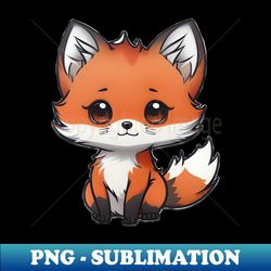 cute red foxy - high-resolution png sublimation file - add a festive touch to every day