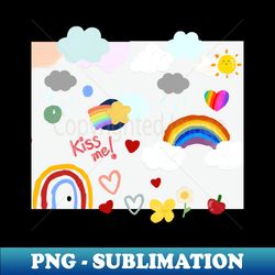 good day cute lovely adorable charming sweet cute patterning - png sublimation digital download - capture imagination with every detail