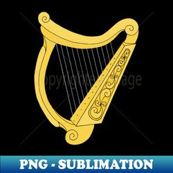 irish harp - artistic sublimation digital file - transform your sublimation creations