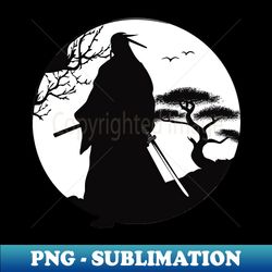 shadow samurai - vintage sublimation png download - perfect for sublimation mastery