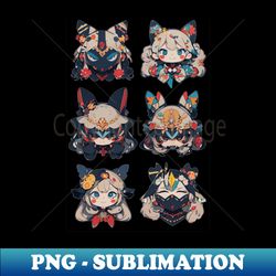 cute sticker pack - decorative sublimation png file - stunning sublimation graphics