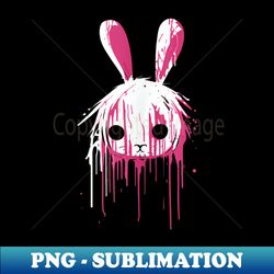 kawaii bunny otaku anime emo rabbit doll - artistic sublimation digital file - perfect for personalization