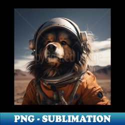 astro dog - tibetan mastiff - instant sublimation digital download - perfect for sublimation art