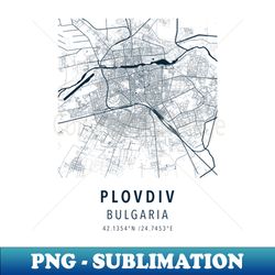 plovdiv simple map - artistic sublimation digital file - revolutionize your designs