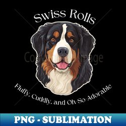 greater swiss dog-swiss rolls - vintage sublimation png download - instantly transform your sublimation projects