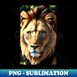 male lion - Professional Sublimation Digital Download - Perfect for Personalization