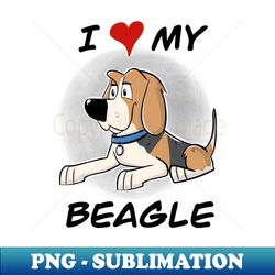 Beagle - High-Resolution PNG Sublimation File - Vibrant and Eye-Catching Typography