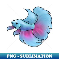 fish - betta fish - turquoise - aesthetic sublimation digital file - stunning sublimation graphics