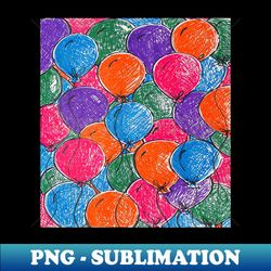 Ballons - Decorative Sublimation PNG File - Stunning Sublimation Graphics