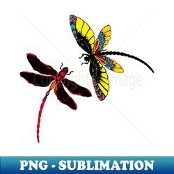 Dragon fly t-shirt - PNG Transparent Sublimation Design - Perfect for Sublimation Mastery