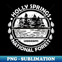 holly springs national forest mississippi state nature landscape - decorative sublimation png file - perfect for creative projects