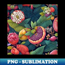 fruit pattern - png transparent digital download file for sublimation - unlock vibrant sublimation designs