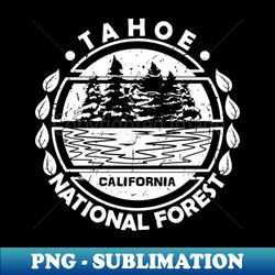 tahoe national forest california state nature landscape - decorative sublimation png file - unleash your creativity