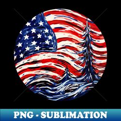 american flag modern art 3d home decoration patriotic american flag - artistic sublimation digital file - defying the norms