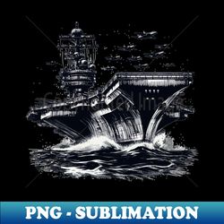 aircraft carrier - signature sublimation png file - revolutionize your designs