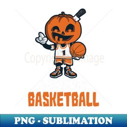 id rather play basketball - basketball halloween pumpkin - high-quality png sublimation download - perfect for sublimation mastery