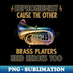 baritone euphonium - signature sublimation png file - bold & eye-catching