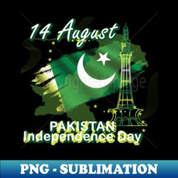 14 august - pakistan independence day active t-shirt - vintage sublimation png download - unlock vibrant sublimation designs